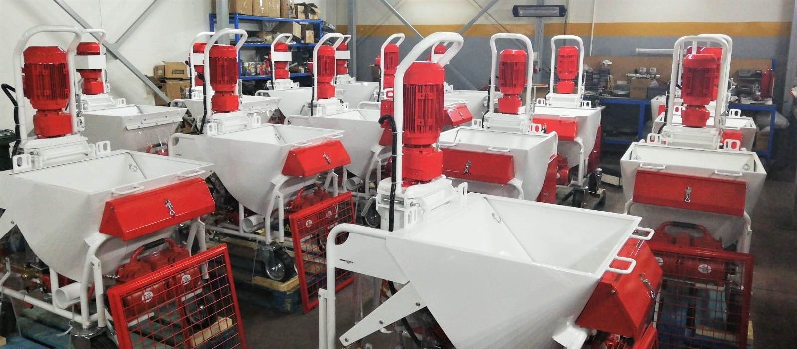Plaster Mixing and Spraying Pumps Made in Turkey